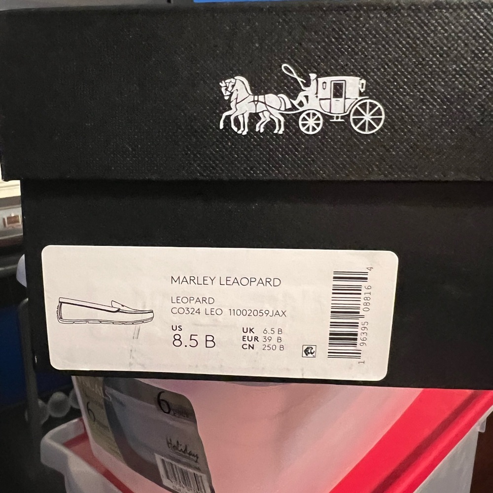 Coach Marley Leopard Print Shoes